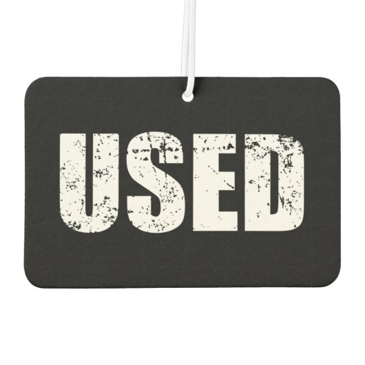 VERWENDETER LUFTFRESHENER AUTOLUFTERFRISCHER (Rückseite)