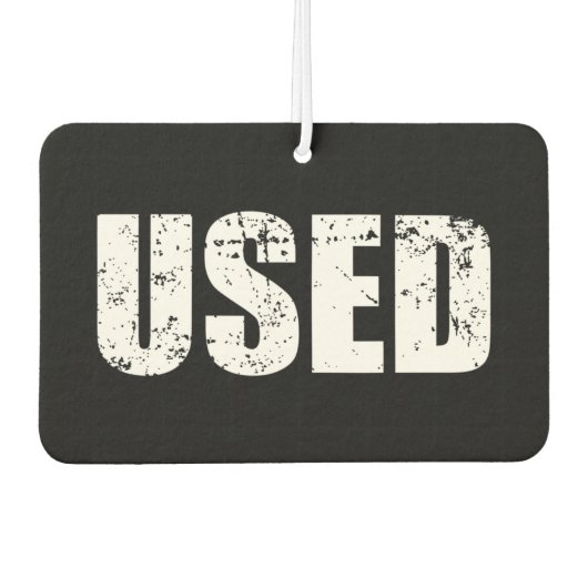 VERWENDETER LUFTFRESHENER AUTOLUFTERFRISCHER (Vorderseite)