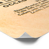 Verwendeter Papierhintergrund. Alte Zeitungsseiten Poster (Ecke)