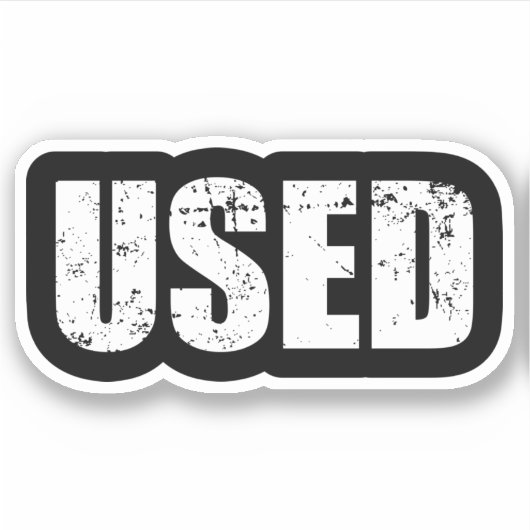 VERWENDETER STICKER (Vorderseite)