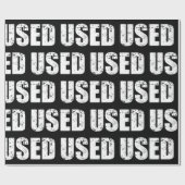 VERWENDETES WRAPPPAPIER GESCHENKPAPIER (Flach)