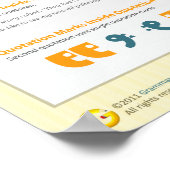 Verwendung von Anführungszeichen und Satzzeichen Poster (Ecke)