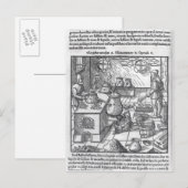 Verwendung von Schwefel Postkarte (Vorne/Hinten)