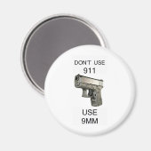 VERWENDUNG VON SPENDEN 911 MAGNET (Vorderseite/Rückseite)