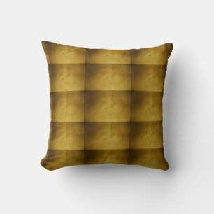 Verwendung von Vintag-Look-Gold Kissen