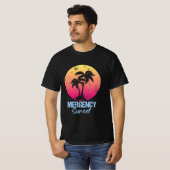 Verwendung von Vintag Malibu Sunset T-Shirt (Vorne ganz)