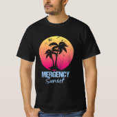 Verwendung von Vintag Malibu Sunset T-Shirt (Vorderseite)