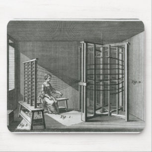 Verwerfende silk Faden, Illustration Encylopedia Mousepad