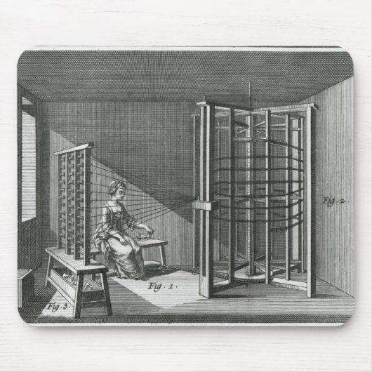 Verwerfende silk Faden, Illustration Encylopedia Mousepad (Vorne)