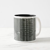 Verwerfende silk Faden, Illustration Encylopedia Zweifarbige Tasse (VorderseiteRechts)