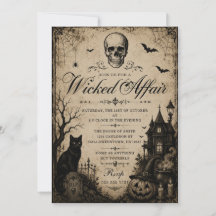 Verwerfliche Halloween-Party Vintage
