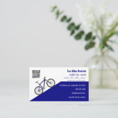 Verwertbare Fahrräder Vermietung Visitenkarte (Stehend Vorderseite)