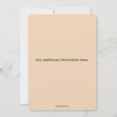 Verwertbare Tiere des Waldes Einladung (Rückseite)