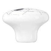 "verwickelt" keramikknauf (Seitenansicht)