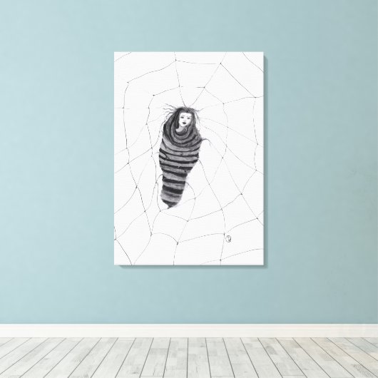 "verwickelt" leinwanddruck (Insitu (Holzboden))