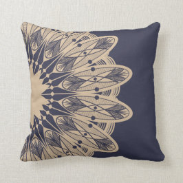 Verwickelte Spitze-Mandala TANs Kissen