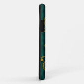 Verwickelter goldener blauer Baum-Frosch Case-Mate iPhone Hülle (Hinten/Rechts)