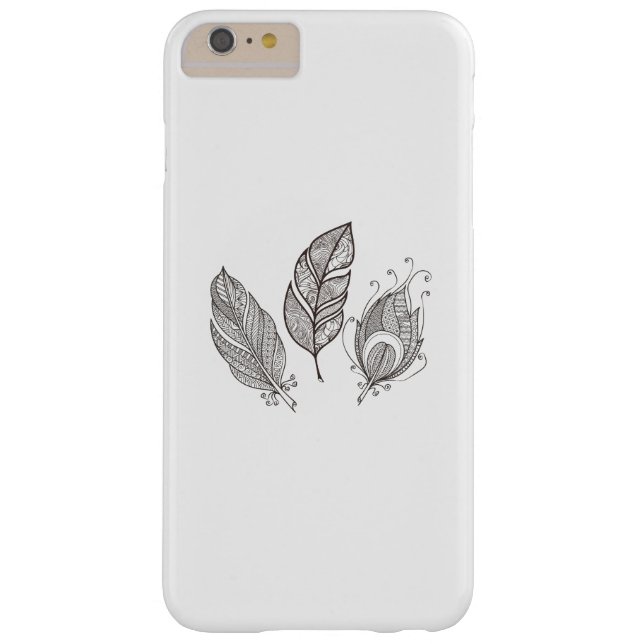 Verwickeltes Feder-Gekritzel Case-Mate iPhone Hülle (Rückseite)