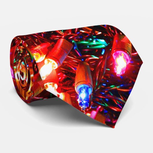 Verwicklung beleuchtet Weihnachten II Krawatte (Gerollt)