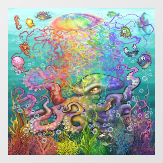 Verwicklungen Fensteraufkleber (Blatt)