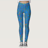Verwicklungs-Leggings blau Leggings (Vorderseite)
