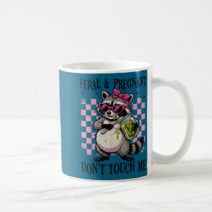 Verwildert und schwanger nicht anfassen lustiger S Kaffeetasse