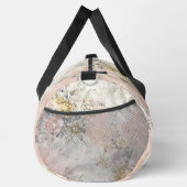 Verwilderter Rosengarten Blumenmuster Duffle Bag (Rechts)