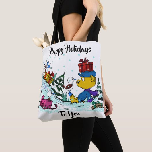 Verwildertes Weihnachtsfest Tasche (Von Nahem)