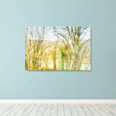 verwinkelte Waldlandschaft mit Fluss Leinwanddruck (Insitu (Holzboden))