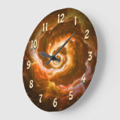 Verwirbeln von Alien Blob mit glatter Wirkung Große Wanduhr (Winkel)