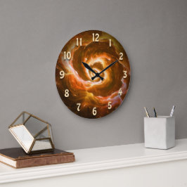 Verwirbeln von Alien Blob mit glatter Wirkung Große Wanduhr