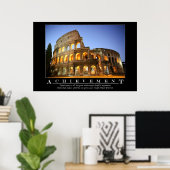 Verwirklichung - Motivierend Poster (Heimbüro)