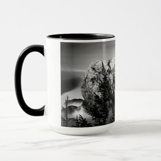 Verwirren des Bogen-Felsens Samuel H Boardman Tasse (Links)