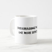 Verwirren meiner Kinder Kaffeetasse (Vorderseite Links)