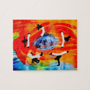 verwirren Sie capoeira Mixed Martial Puzzle