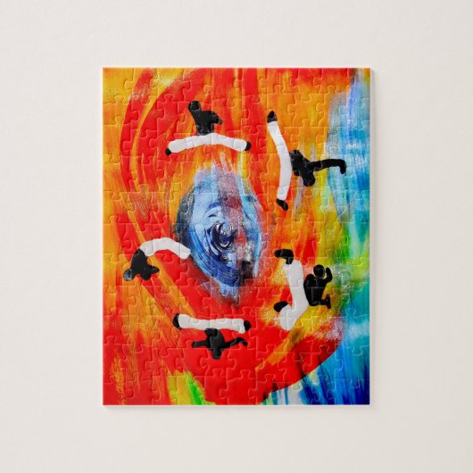 verwirren Sie capoeira Mixed Martial Puzzle (Vertikal)