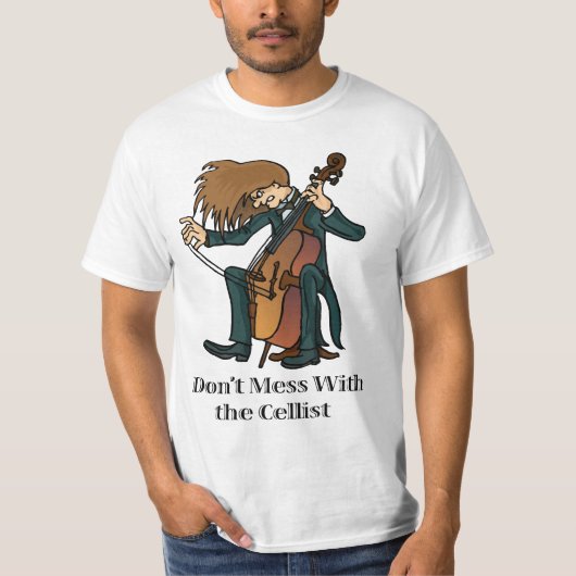 Verwirren Sie nicht mit dem Cellist-T - Shirt (Vorderseite)