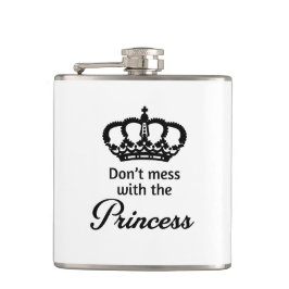 Verwirren Sie nicht mit der Prinzessin Flachmann