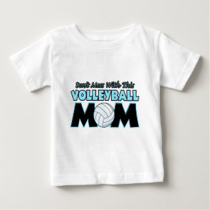 Verwirren Sie nicht mit diesem Volleyball Mom.png Baby T-shirt