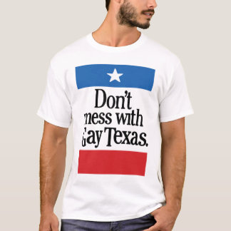 Verwirren Sie nicht mit homosexuellem Texas T-Shirt