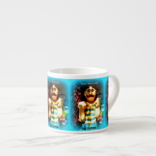 Verwirren Sie nicht mit meiner Kaffee Espressotasse (Vorderseite Rechts)