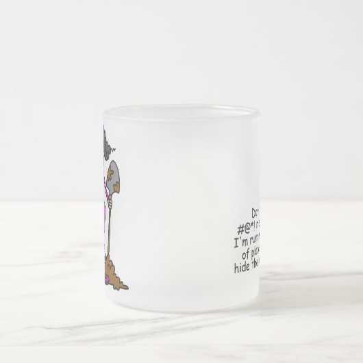 Verwirren Sie nicht mit mir Mattglastasse (Mittel)