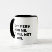 VERWIRREN SIE NICHT MIT MIR TASSE (Vorderseite Links)