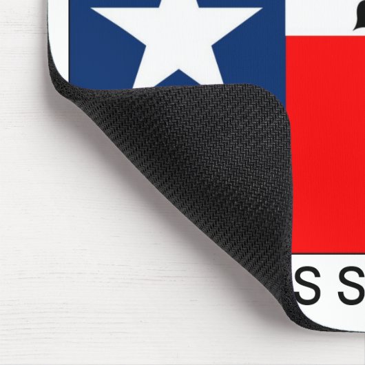 Verwirren Sie nicht mit Texas-Eichhörnchen Mousepad (Ecke)