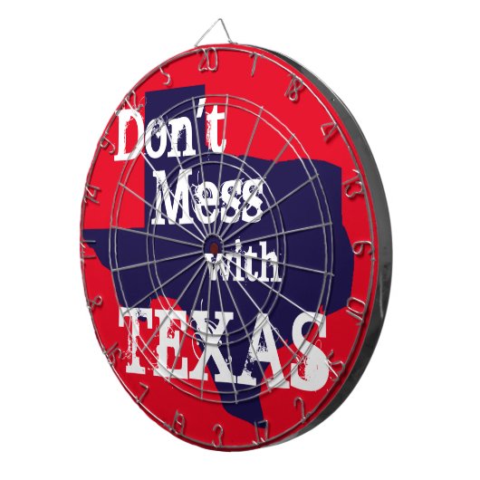 Verwirren Sie nicht mit TexasDartboard Dartscheibe (Vorderseite rechts)