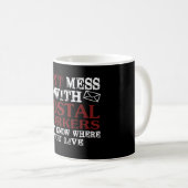 Verwirren Sie nicht Postangestellter Kaffeetasse (VorderseiteRechts)