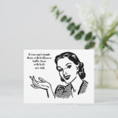 Verwirren Sie sie mit Bull Postcard Postkarte (Stehend Vorderseite)