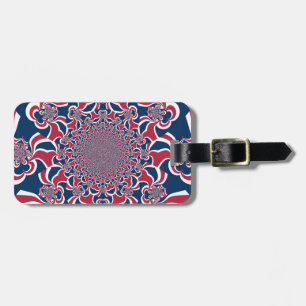 Verwirren von Kaleidoskop Art Print Gepäckanhänger