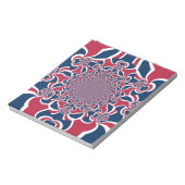 Verwirren von Kaleidoskop Art Print Notizblock (Rotiert)