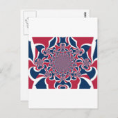 Verwirren von Kaleidoskop Art Print Postkarte (Vorne/Hinten)